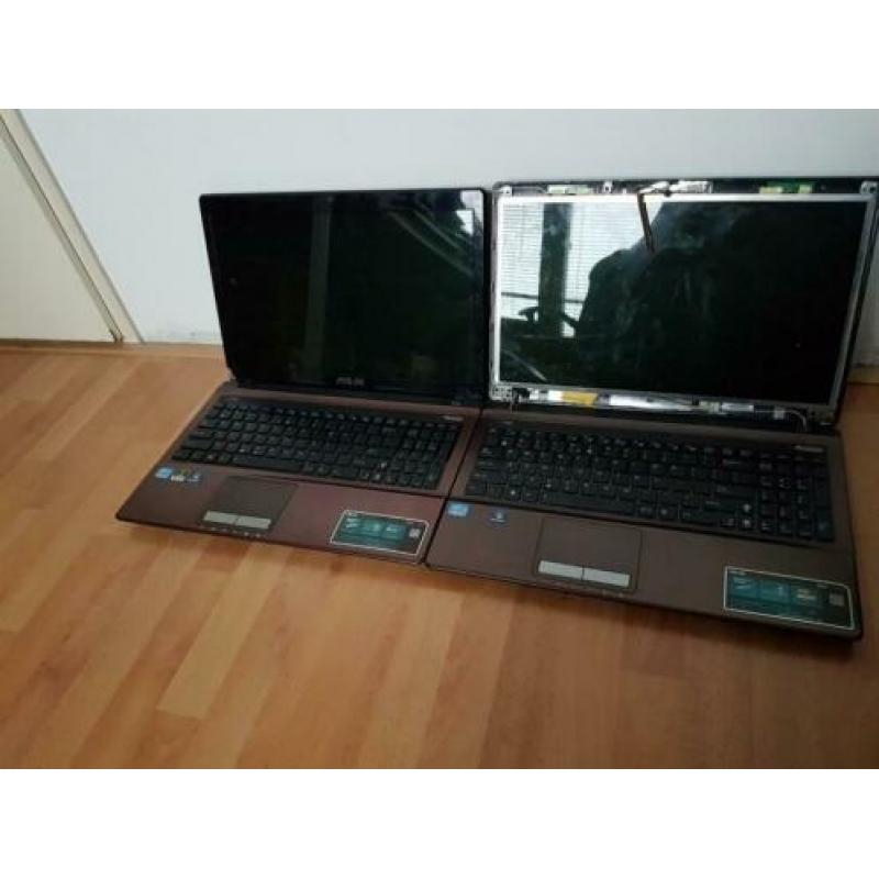 Set asus laptops zelfde model i5 duo-core @2.30 4gb NVIDIA