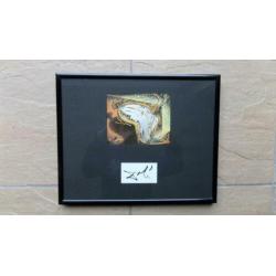 5 prenten Salvador Dali + zwarte houten cq kunststof lijsten