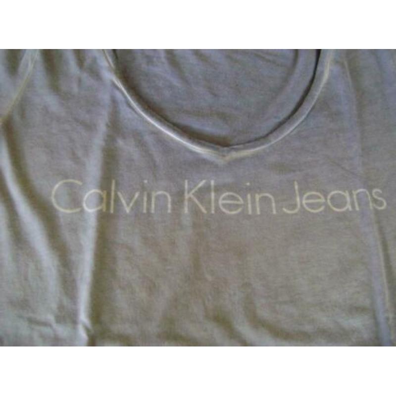 Z.g.a.n. blauw Calvin Klein Jeans shirt, maat XS = M
