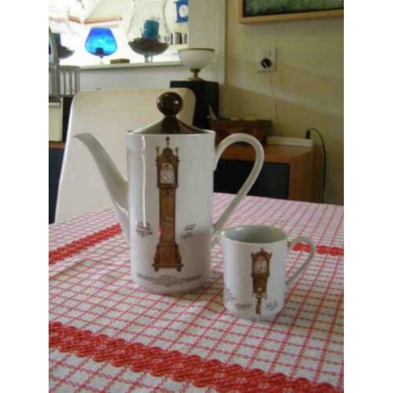 Mittenteich Klokken koffiepot met melkkan (A16 1121)