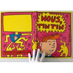 Hommage à Hergé - Nous, Tintin/Kuifje - Keith Haring cover