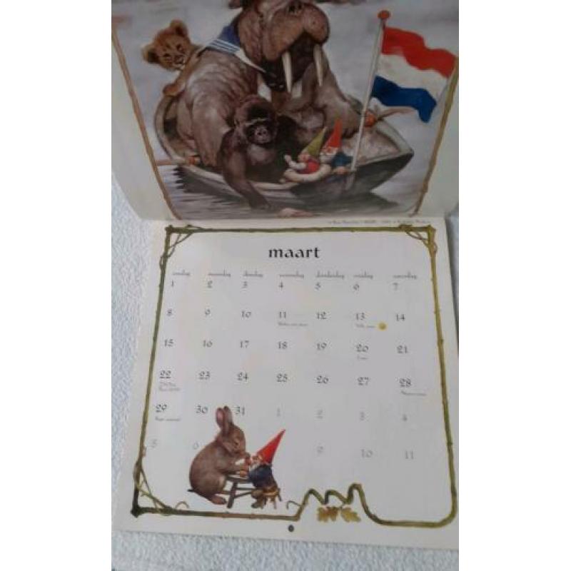 Uit 1998, Rien Poortvliet kalender, ongebruikt