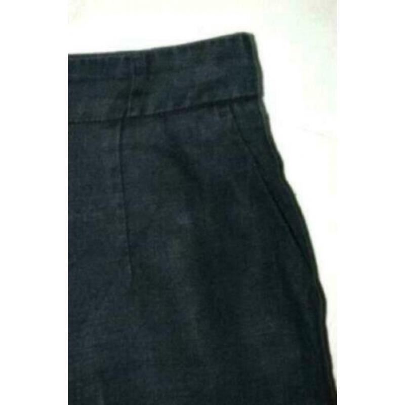 Claudia Sträter linnen pantalon, broek, zwart, Mt. 38