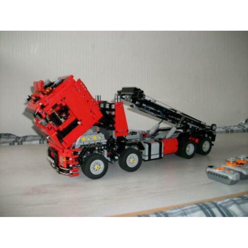 Lego Technic MOC Kabel Container Truck met Aan hanger en Zou