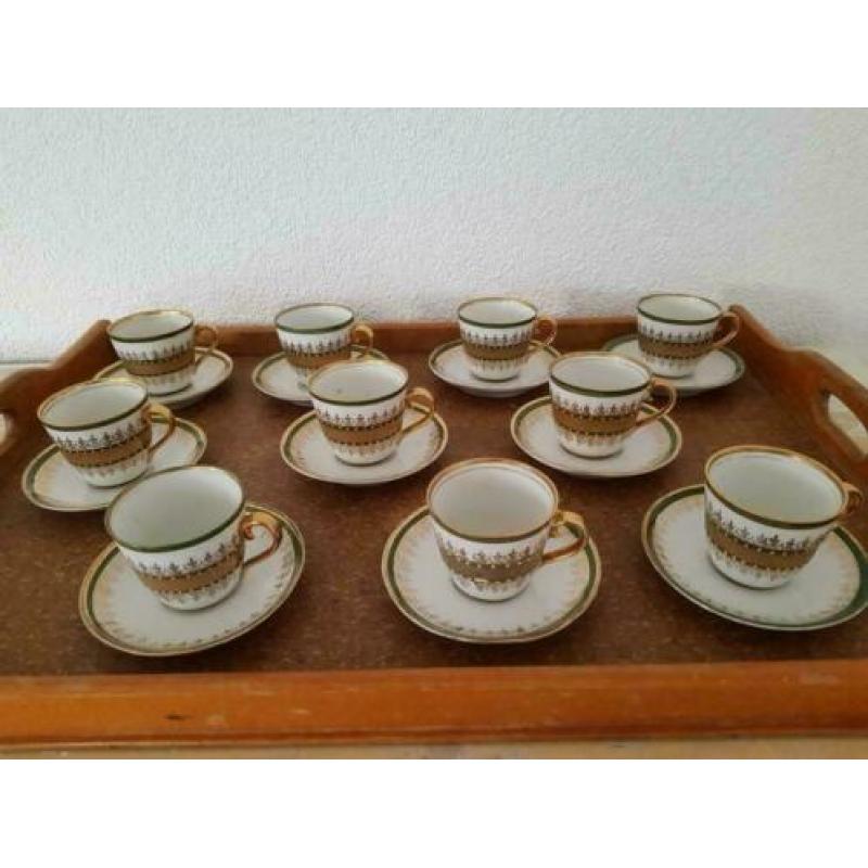Chinese porseleinen espresso/koffie kopjes 10 stuks