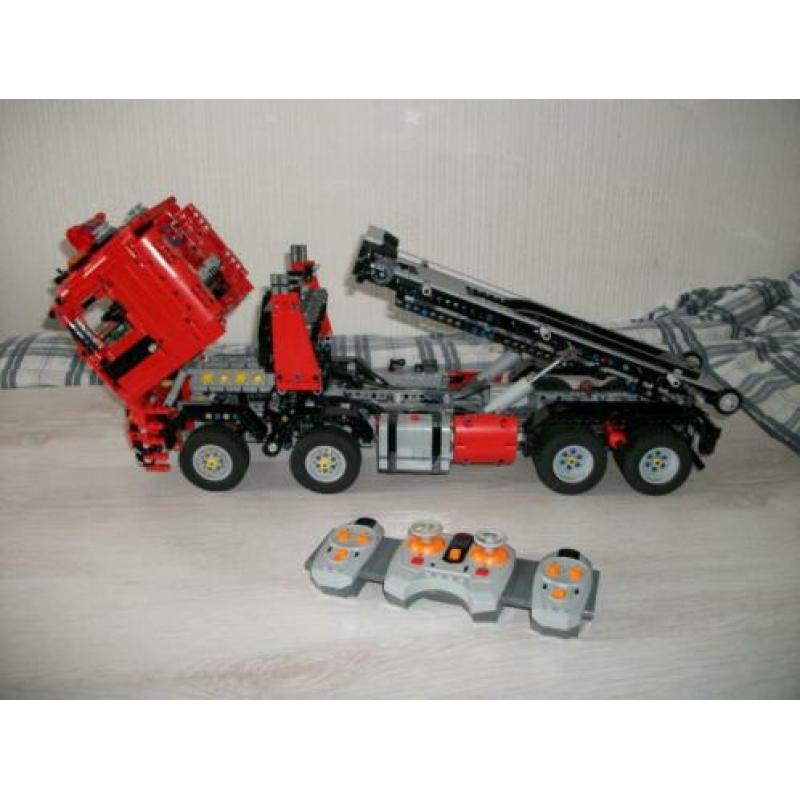 Lego Technic MOC Kabel Container Truck met Aan hanger en Zou