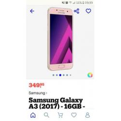 Samsung Galaxy A3 Roze ( 2017)