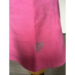 MIM PI top / shirt roze met kant nieuwstaat mt 110 D4