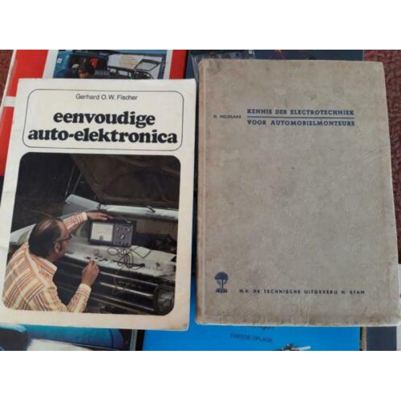 Handleiding auto-elektronica voor oldtimers set van 7 boeken