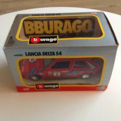 Burago Lancia Delta S4 rood 1:24