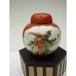 Japanse Gember pot, handgeschilderd.