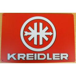 kreidler Logo reclamebord vintage wandbord van metaal 30x20