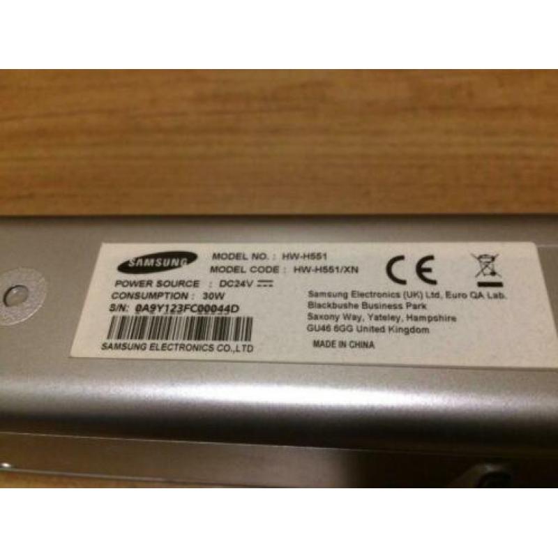 soundbar Samsung HW-H551 Zilver