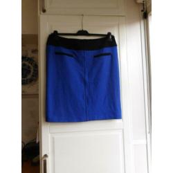 Mooie cobalt blauwe rok van Betty Barclay mt ong 42