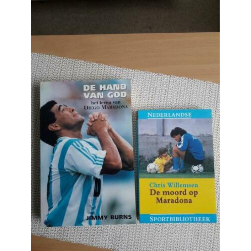 Diego Maradona, 2 boeken, Argentinië/Napoli.
