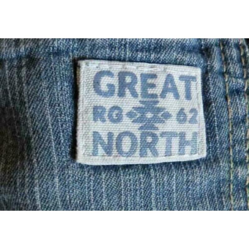 Great North blauwe denim short maat 152