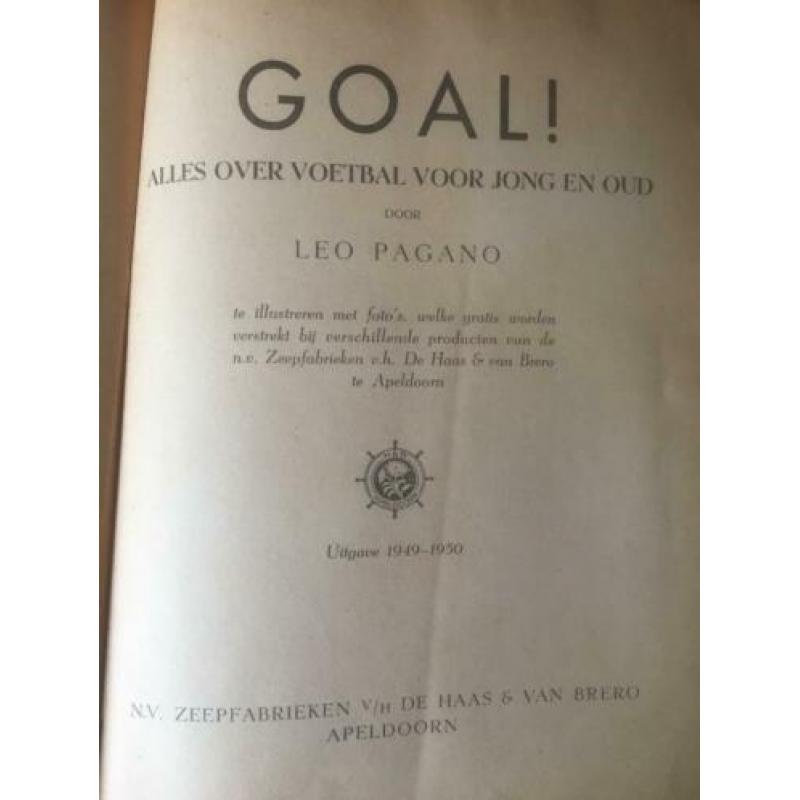 Ajax Goal Leo Pagano alles over voetbal Rinus Michels boek