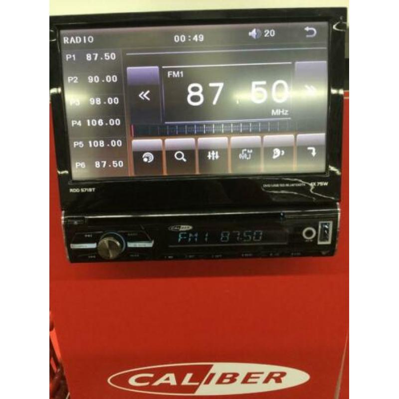 autoradio Caliber RDD571BT et klapscherm en bluetooth!