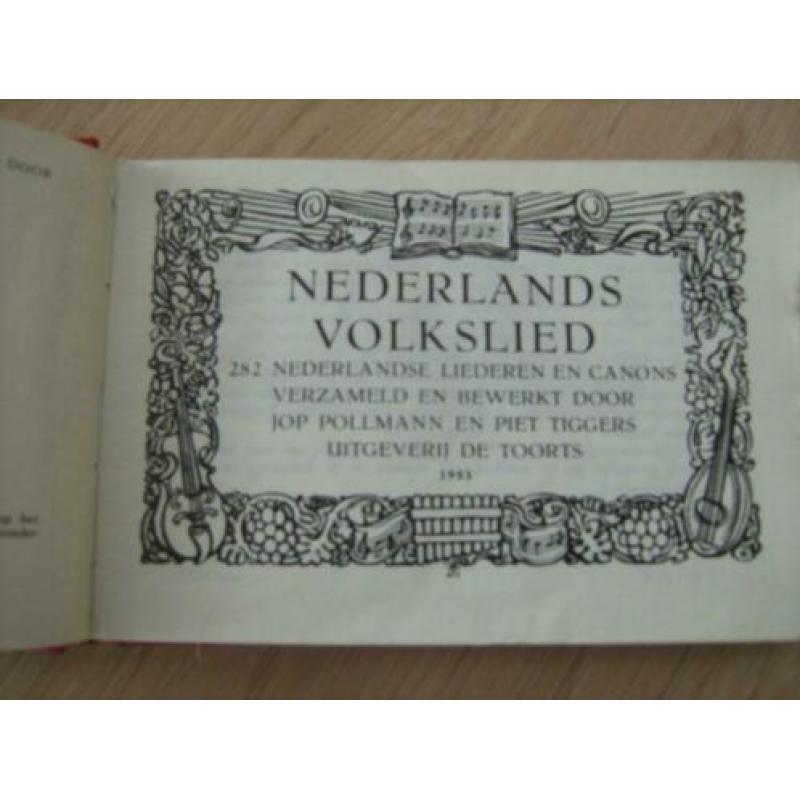 282 Nederlandse Volksliederen en Canons uit 1953