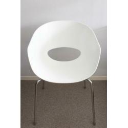 4x Sintesi Orbit Large design stoel wit