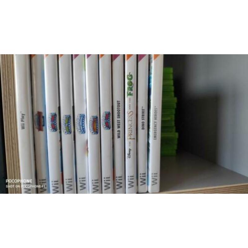 Wii met heel veel Skylanders en andere spellen