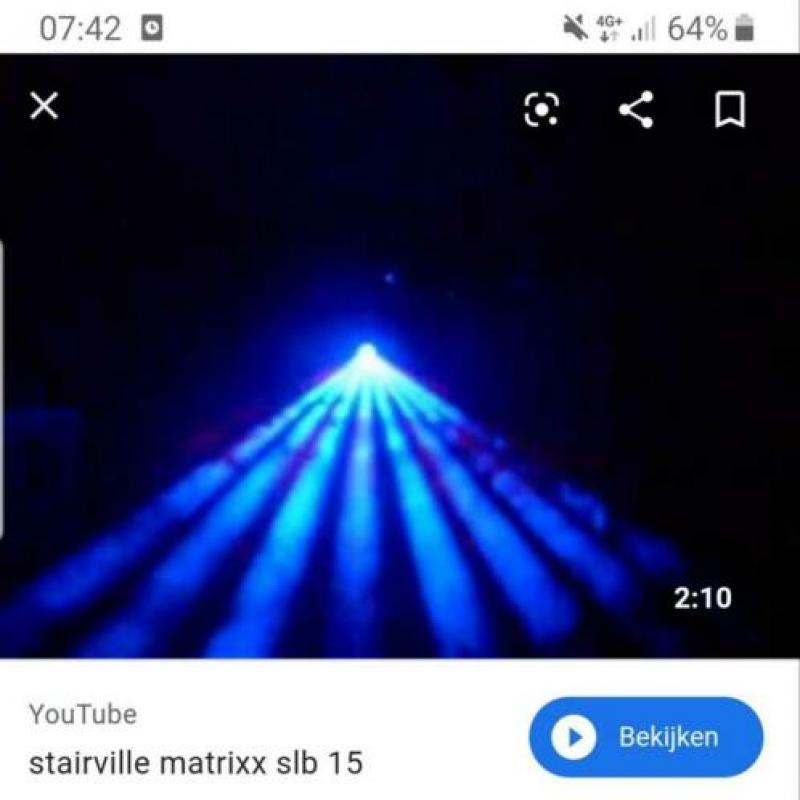 2 stairville matrixx slb 15 disco lamp
