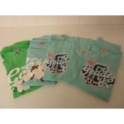 Geddes & gillmore set t-shirts groen nieuwstaat