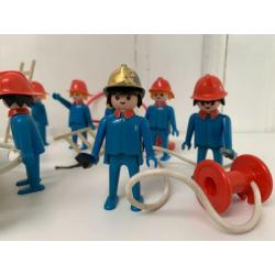 Brandweermannen van Playmobil (3234 en 3366) Vintage, uniek!
