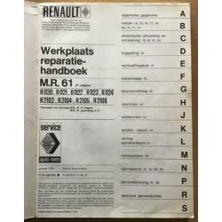 Renault 4 1970 Werkplaats Reparatiehandboek M.R. 61
