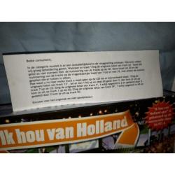 te koop ik hou van holland nieuw in doos + dvd plaatje