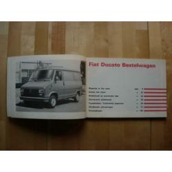 Fiat Ducato Handleiding 1984 – Instructieboek