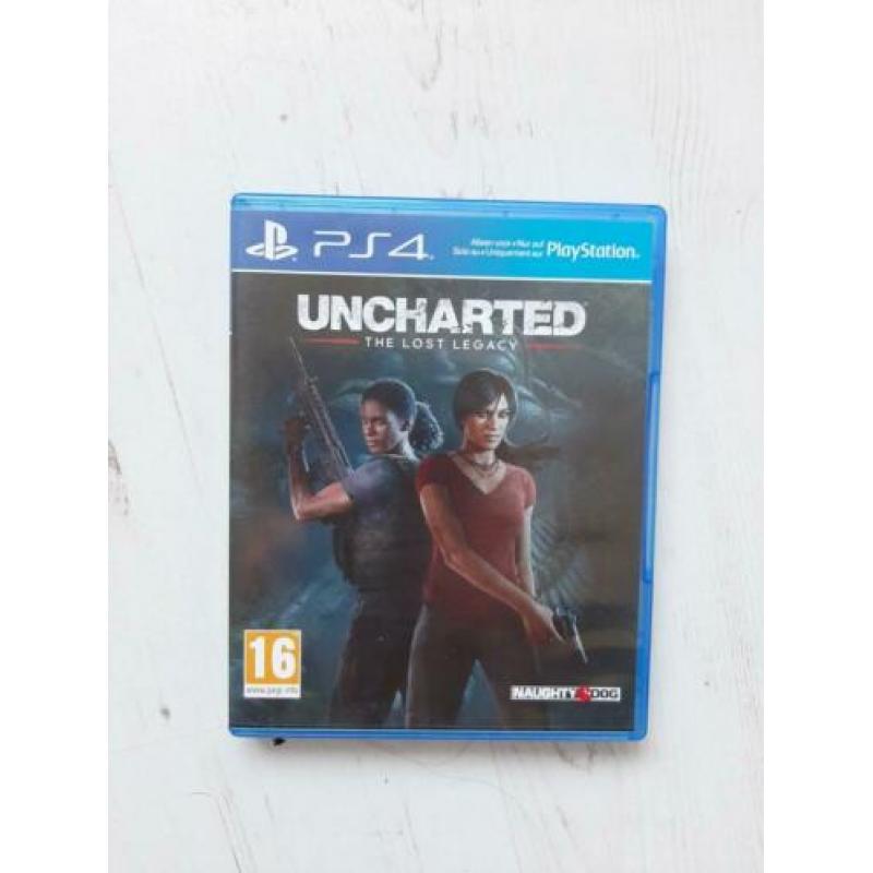 Uncharted the lost legacy ps4 game playstation