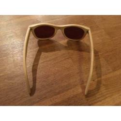 Bamboe zonnebril splinternieuw unisex model