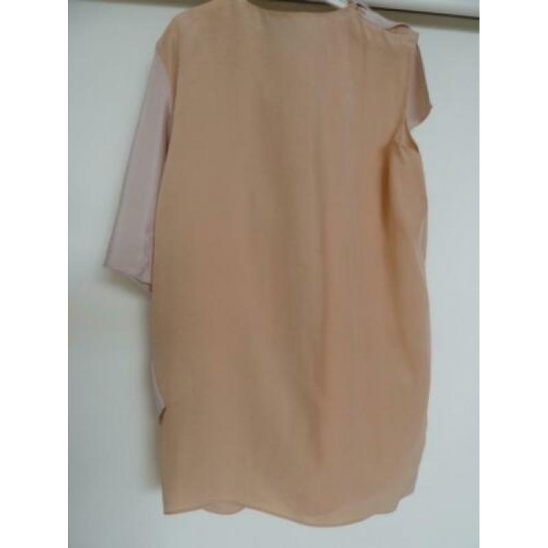 Phillip Lim 3.1 zuiver zijden tuniek/blouse, nude/ Luxeriös