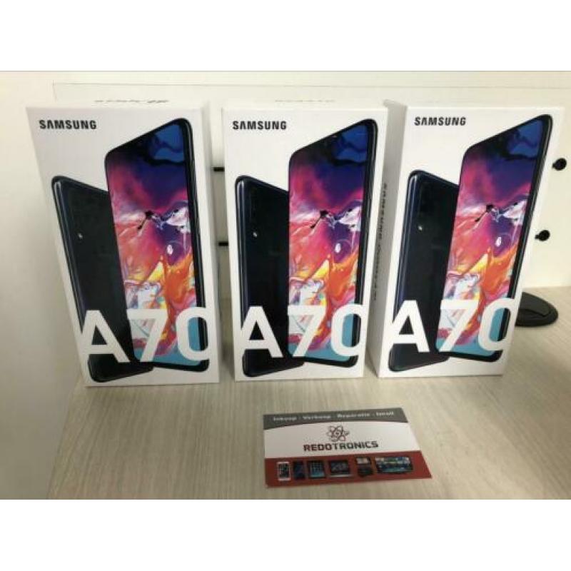 Samsung Galaxy A70 Black 128GB Nog nieuw in doos