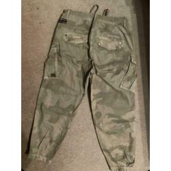 Ruim zittende G-Star camouflage broek