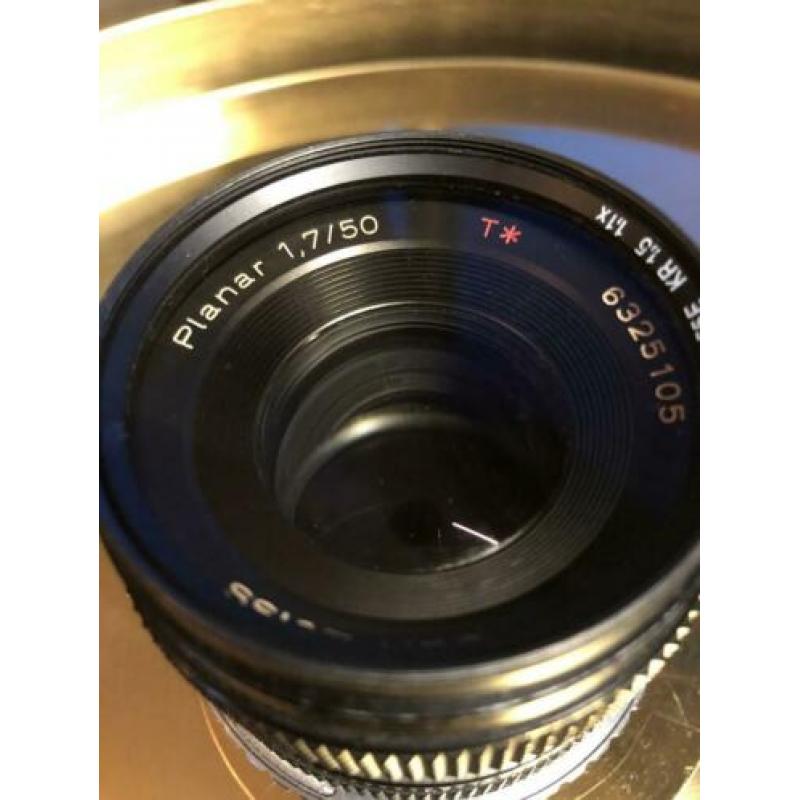 Carl Zeiss Planar 50mm 1.7 analoog lens!