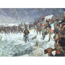 ?? Isings | Franse troepen trekken over de Lek, januari 1795