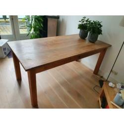 Teak houten tafel 180 x 90 x 79, L x B x H