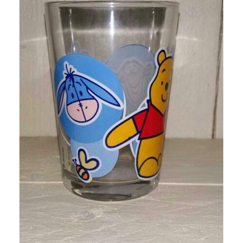 Disney glas Winnie the pooh & Tijgertje & Eeyore