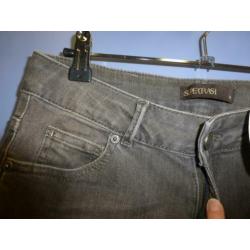 Supertrash grijze jeans Paradise embroidery zijkant 26 2799
