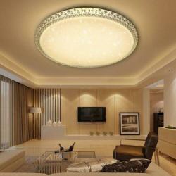 24W dimbare LED-plafondlamp Crystal woonkamer hal licht