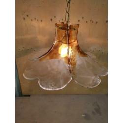 Brutalist Murano glas hanglamp van Kalmar