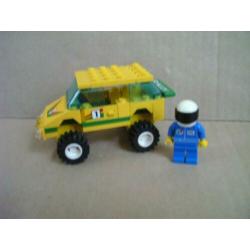 Lego set 6550 Rally auto compleet met bouwboekje