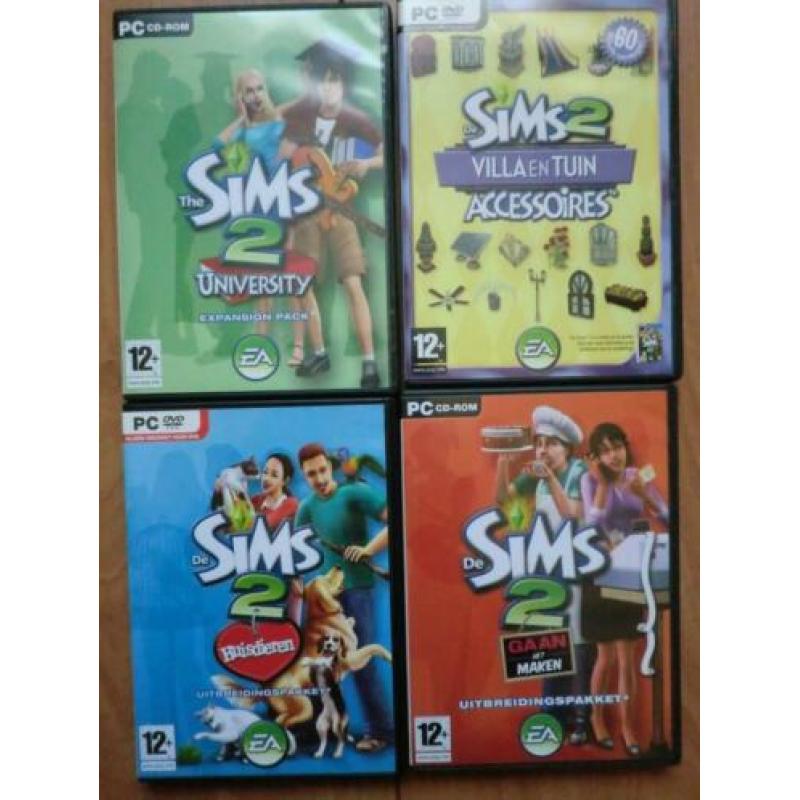 Sims collectie /verzameling sims 2 en sims 3 + extras koopje