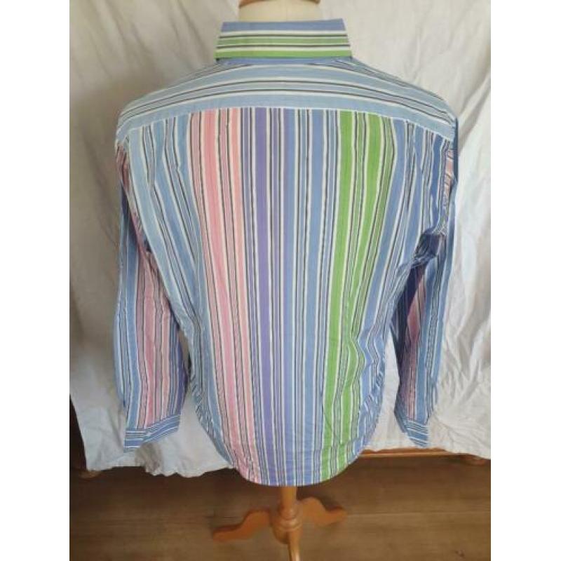 Ralph Lauren overhemd gekleurde streep mt M - L
