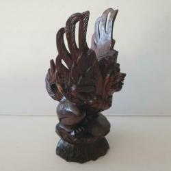 Balinees houtsnijwerk - Barong - hoogte 19 cm