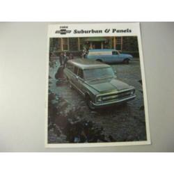 1969 Chevrolet Suburban & Panelvans Brochure USA