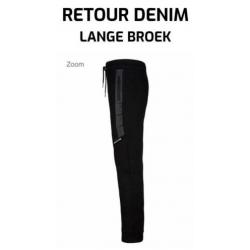 Nieuw Retour broek zwart maat 8 joggingbroek sweatbroek 128