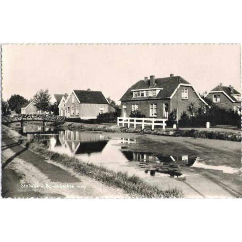 4 fotokaarten Stolwijk Rode Dorp uit 1923 t/m 1960.